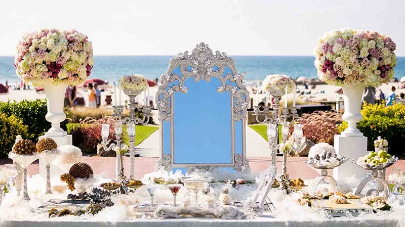Iranian wedding table