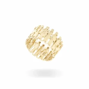 18K Gold Zorban Ring – Symbol of Persian Strength