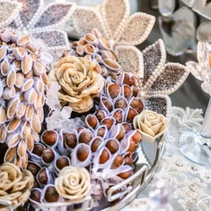 Persian Wedding Decorative Nut Clusters – Almond, Walnut & Hazelnut Set