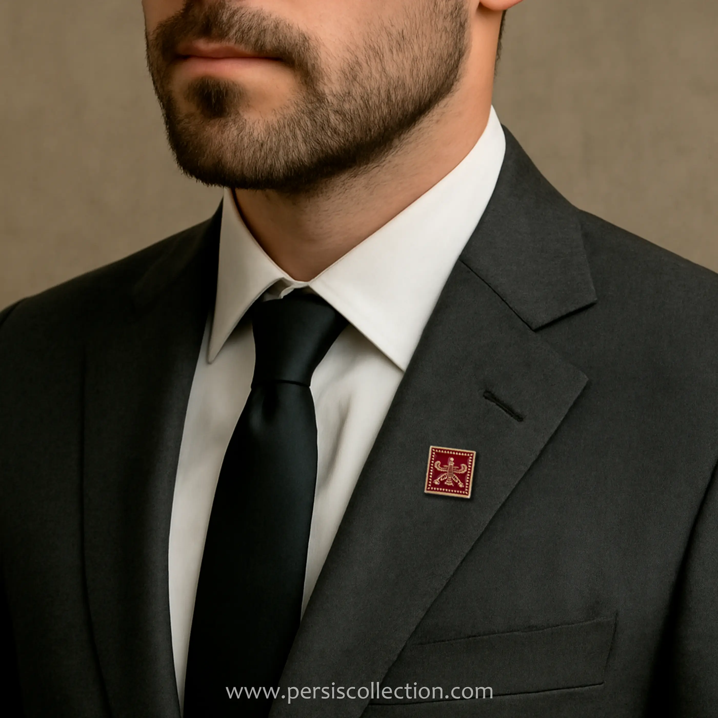 Persian Achaemenid Flag Pin Brooch