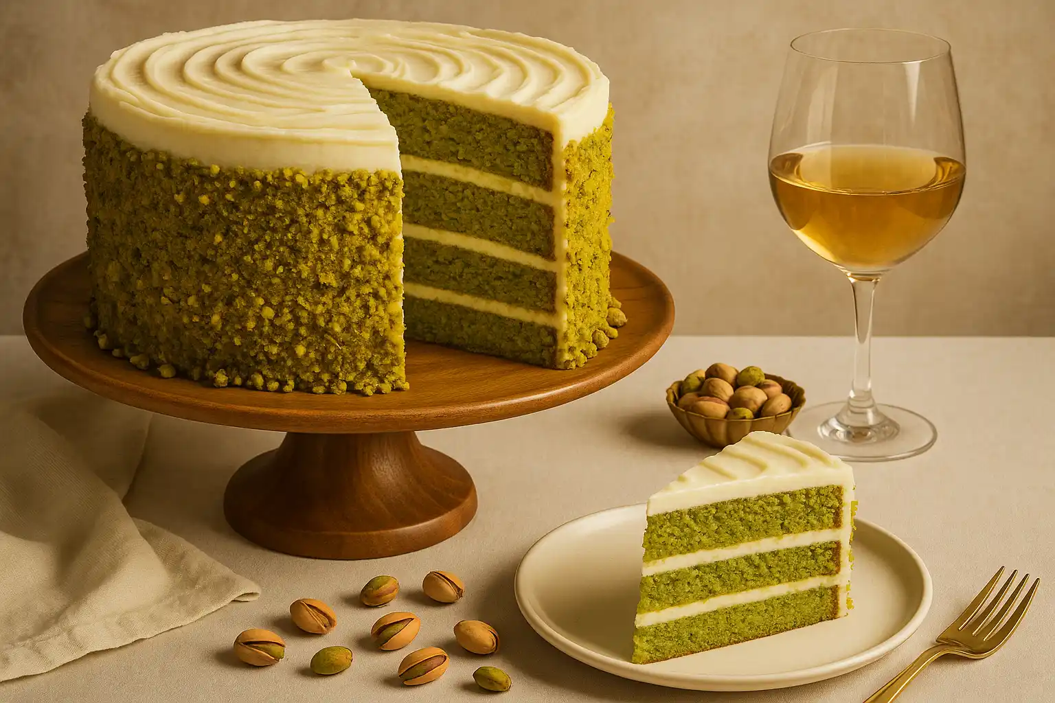Pistachio cake