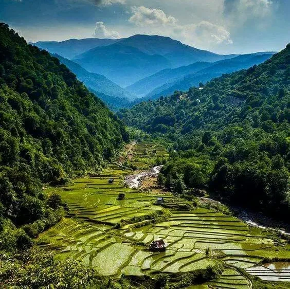 Mazandaran Iran – Lush forests, mountains, and Caspian Sea coastline in northern Iran