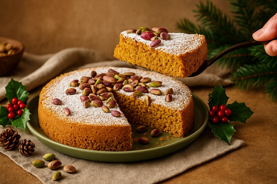 French Pistachio Cake