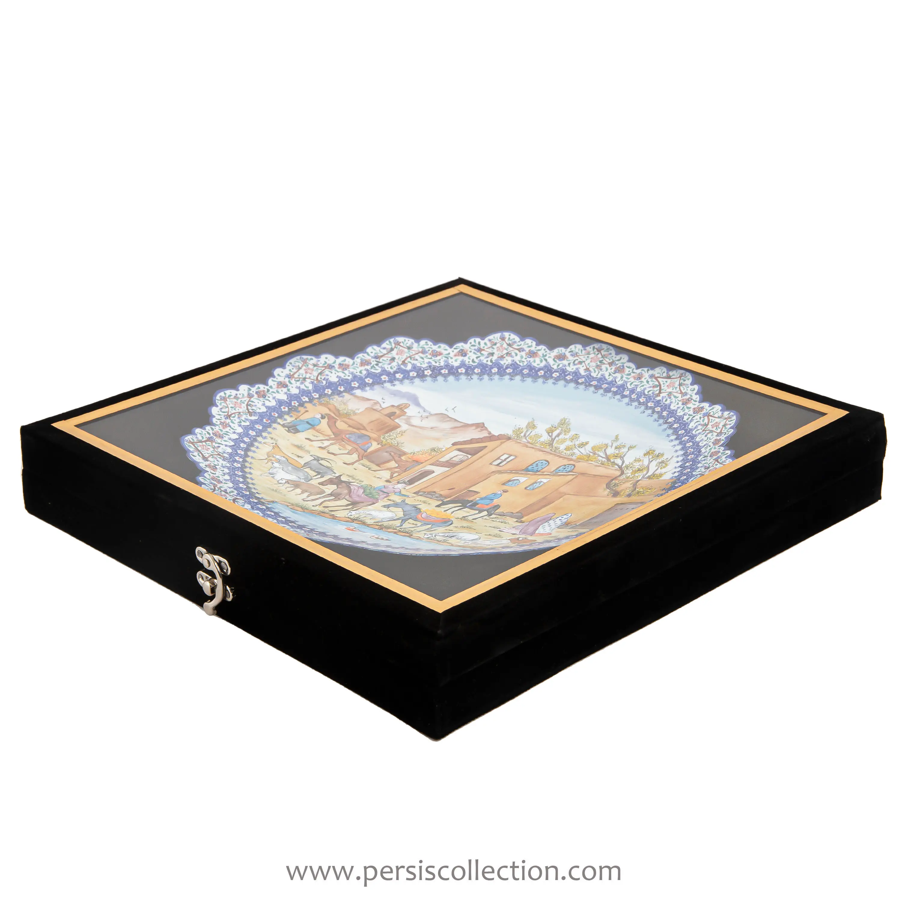 Persian Mina Kari Wall Plate