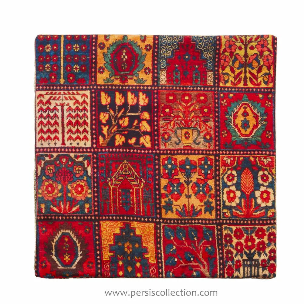 Red Velvet Persian Cushion