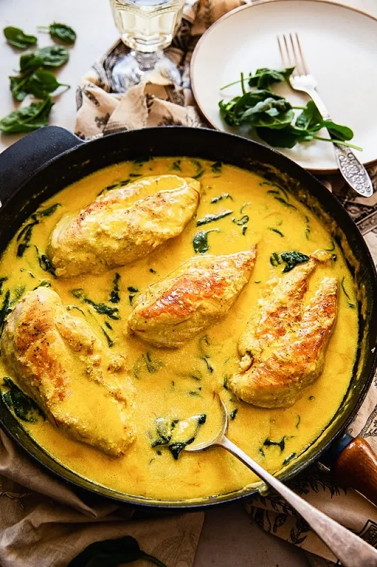 Saffron chicken