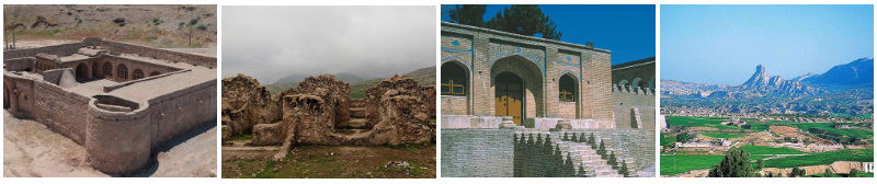 Temple of Anahita in Kangavar, Persian, showcasing ancient Sassanid architecture.