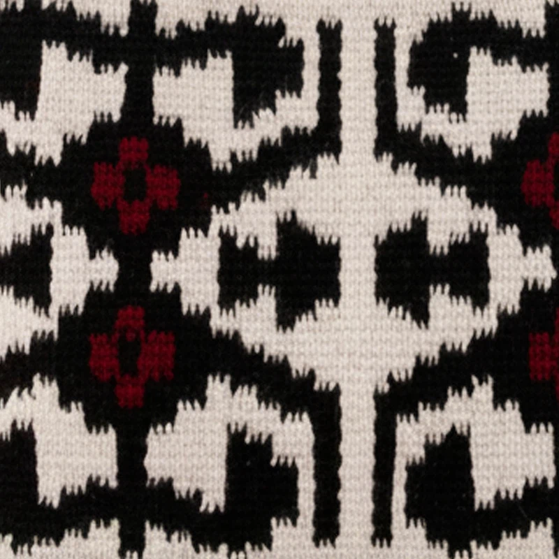 Persian Handwoven Leather Kilim Shoulder Bag detail