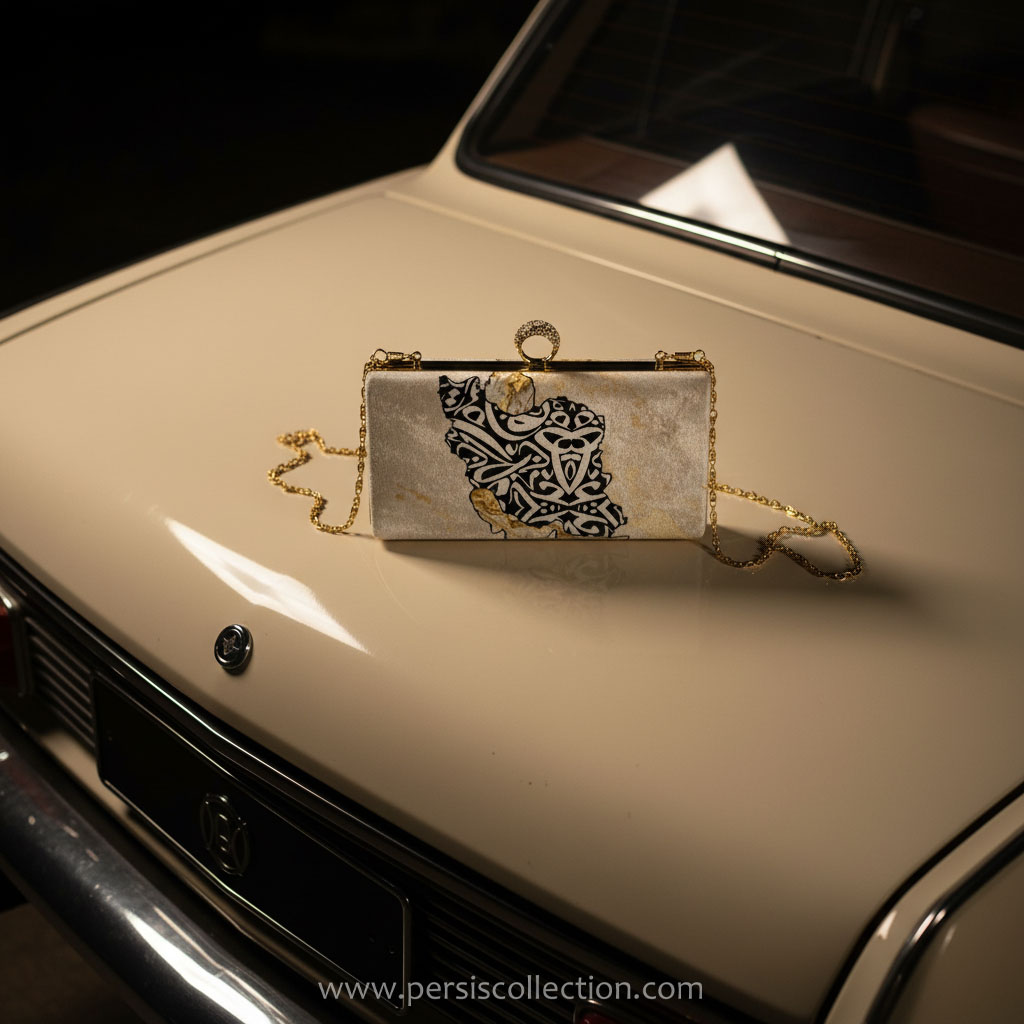 Persian Velvet Clutch Bag