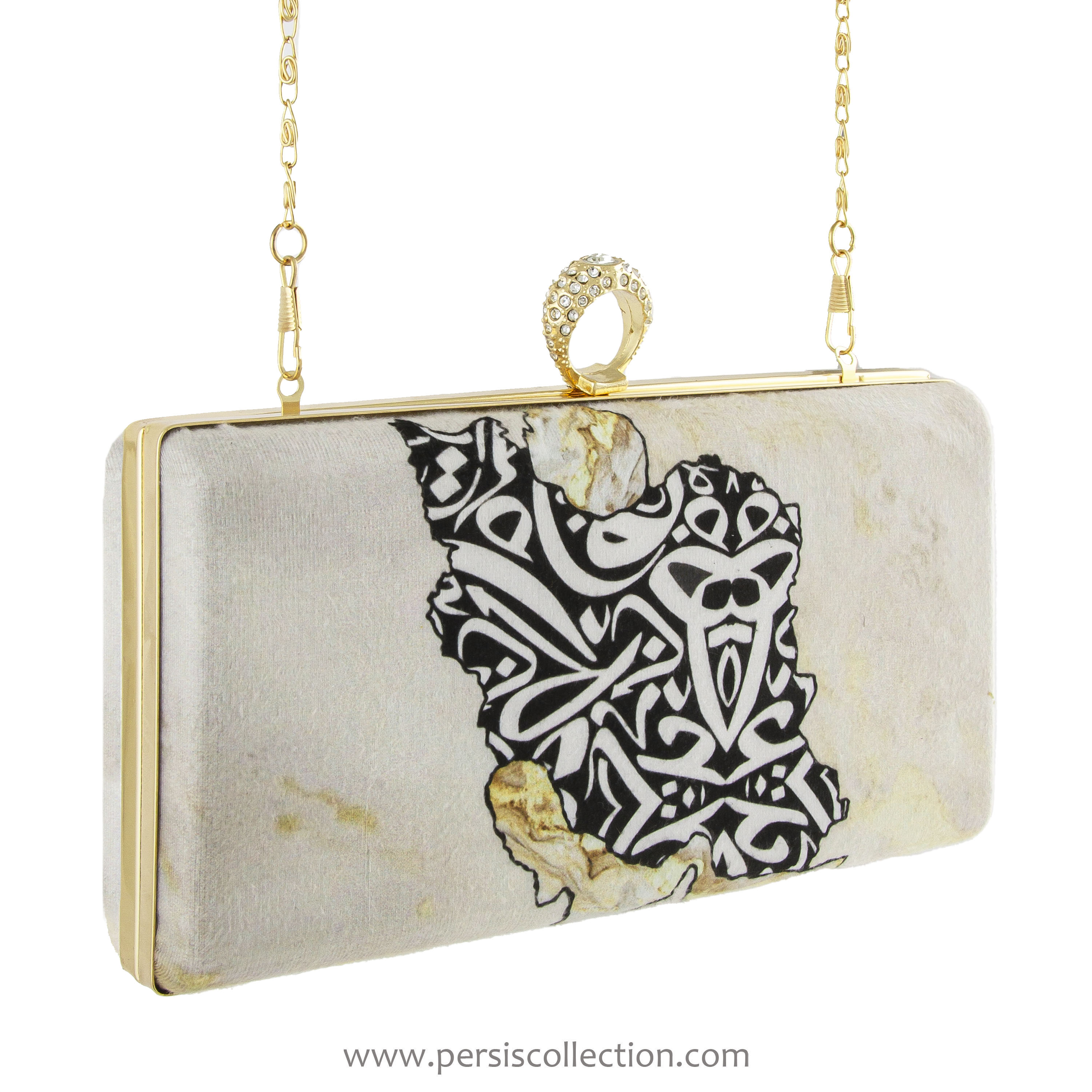 Persian Velvet Clutch Bag