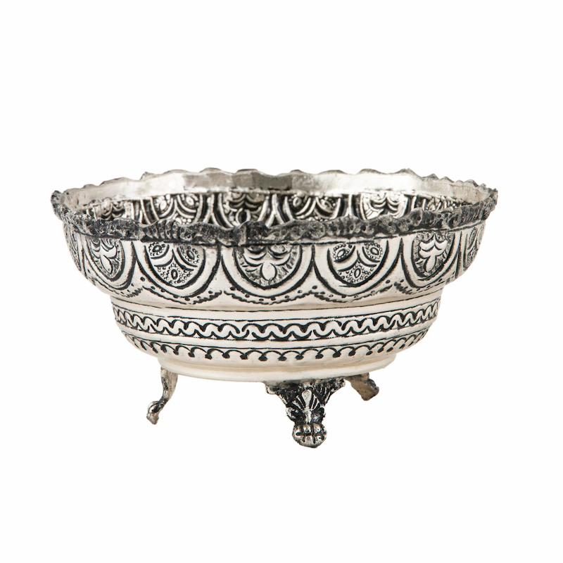 Electric Persian Samovar with Handcrafted Silver Engraving