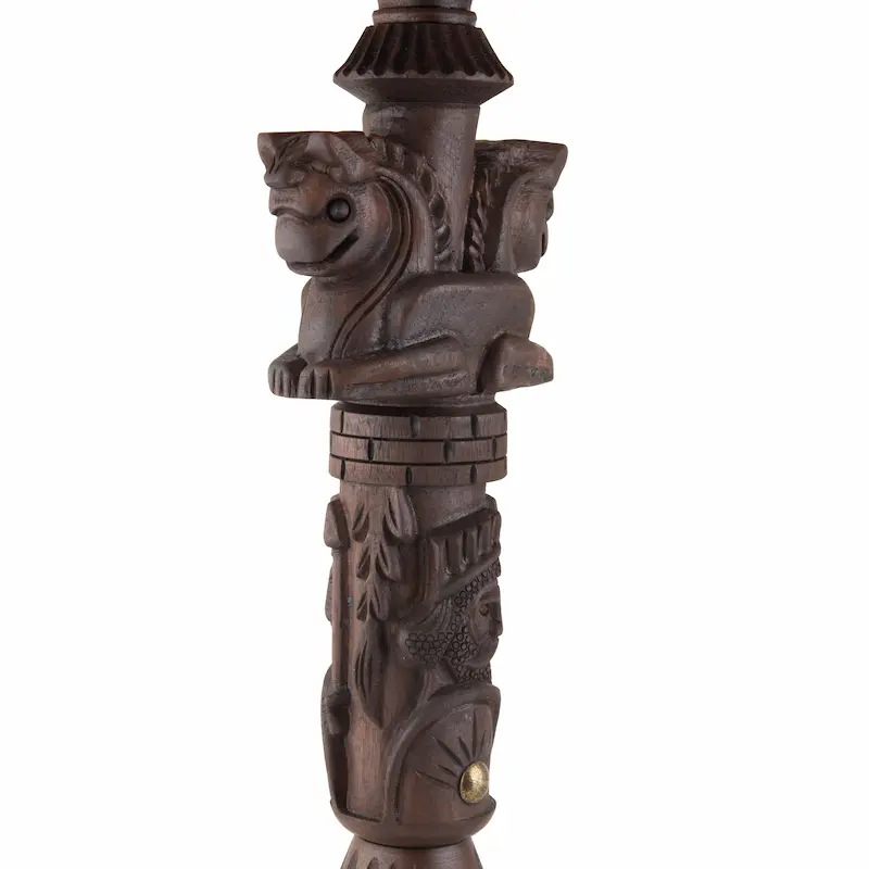 Handcrafted Persian Wooden Hookah Shisha