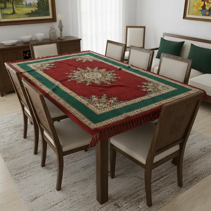 Persian Tablecloth – Toranj Design Decorative Cotton Runner