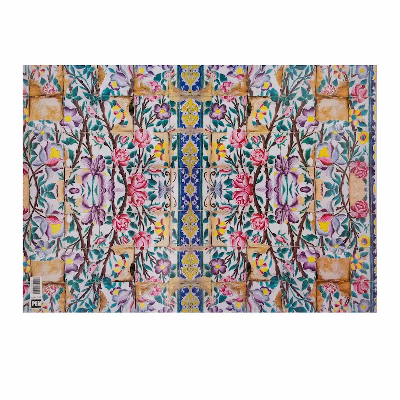 Persian Gift Wrapping Paper with Golestan Garden Design