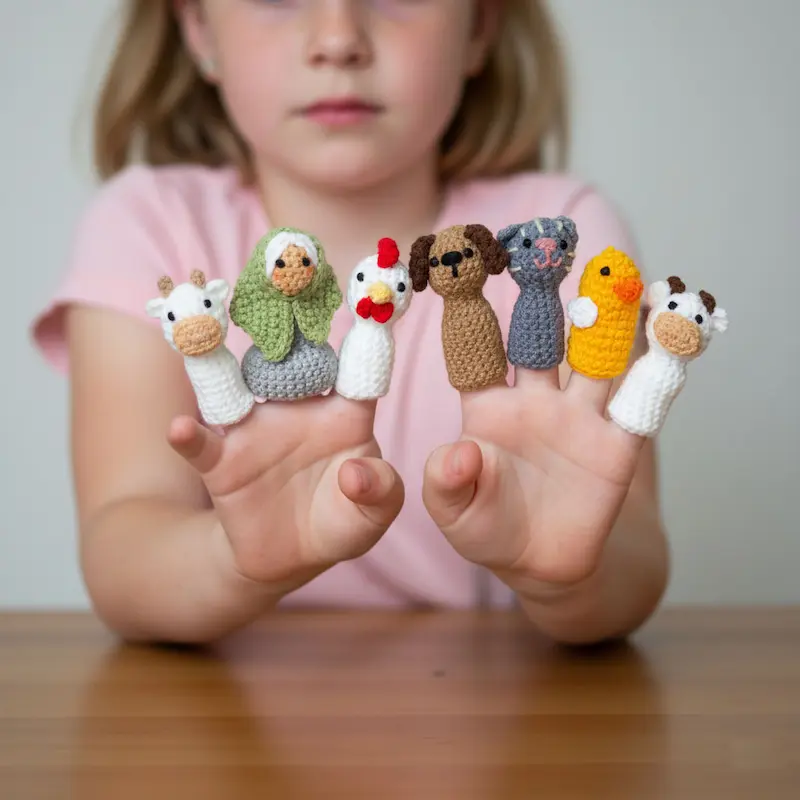 Persian Gifts for Kids Finger Puppets Bilingual Books and Game Cushions