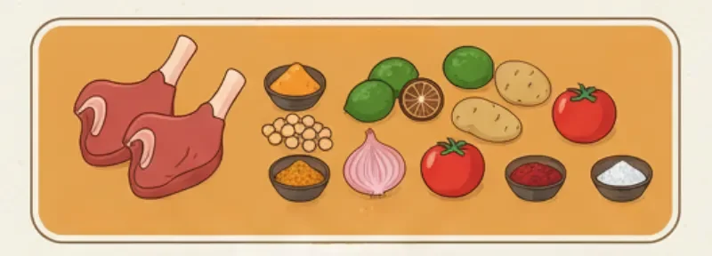 Abgoosht Ingredients