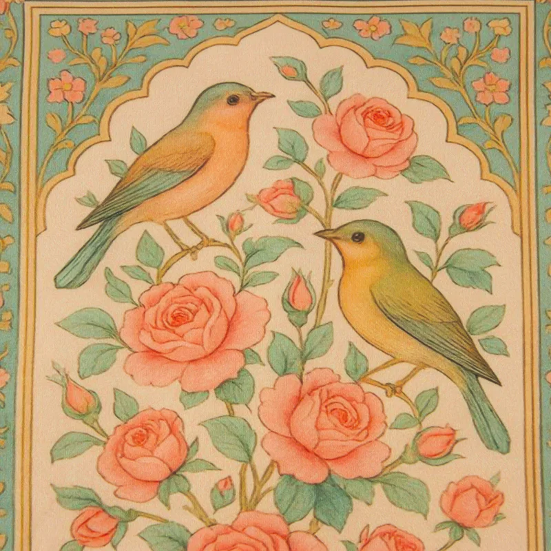 Handcrafted Persian Cushions & Table Runner – Velvet with Dome Pattern