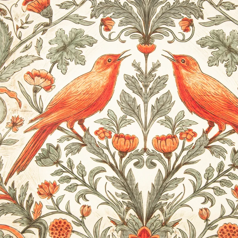 Persian Cushions & Runners Set - Floral Velvet Cushion & Runner