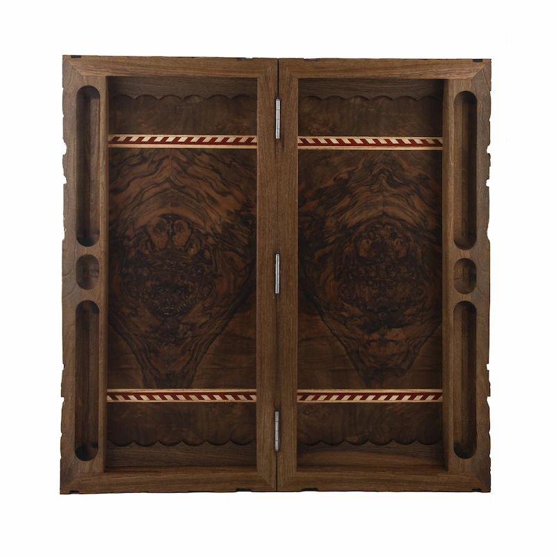 Persian Inlaid Backgammon Set – King Khshayar Edition