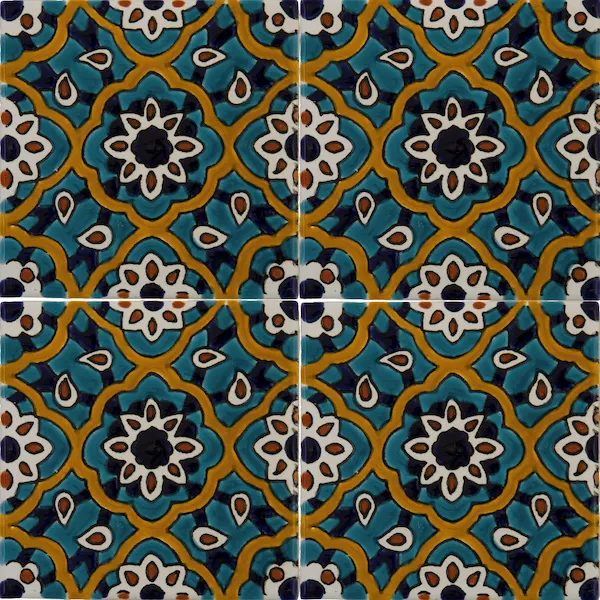 Colorful Persian Decorative Tiles – Handmade Ceramic Art
