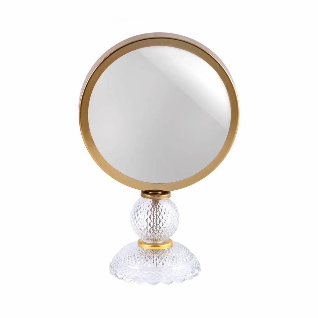 Crystal Glass Haft Sin Set – Iron Base with Durable Plating