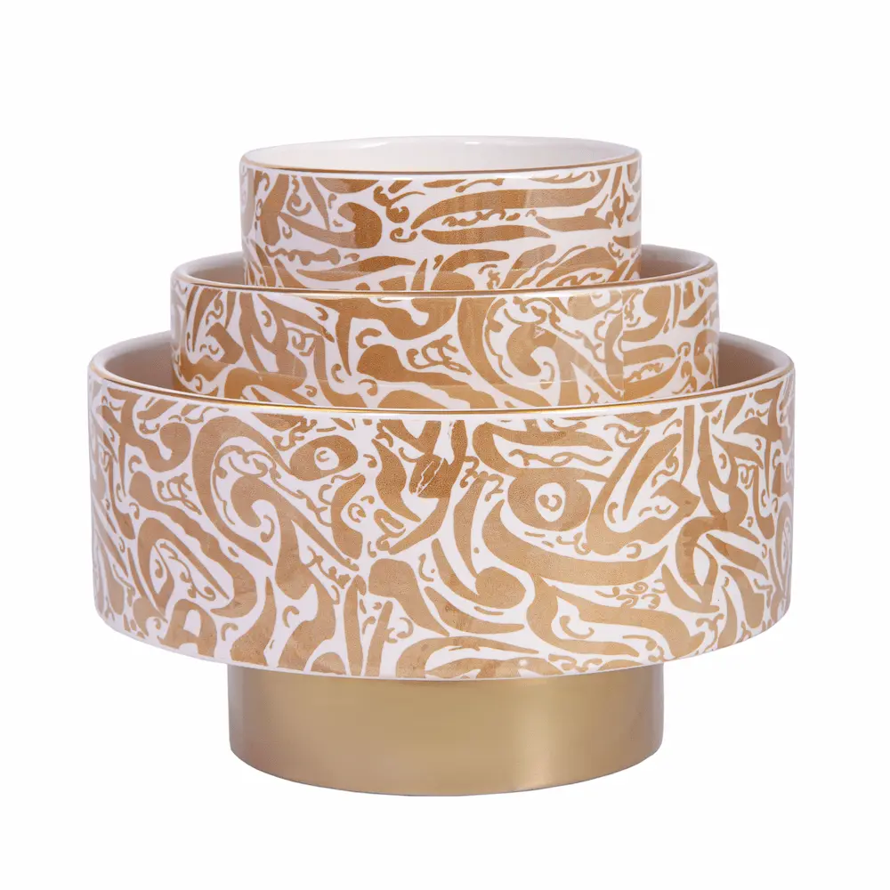 Haft Seen Decorative Set: Nubahar Ceramic Collection