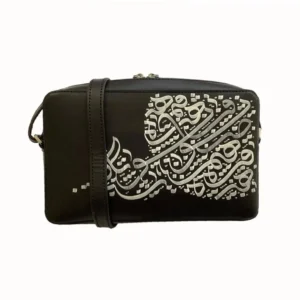 Handcrafted Calligraphy Persian Leather Bag
