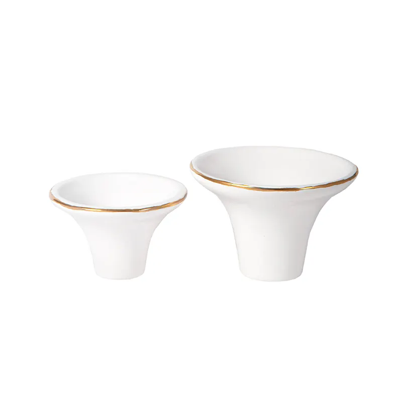 Handcrafted Ceramic Haft Seen Set - Nowruz Golden Touch