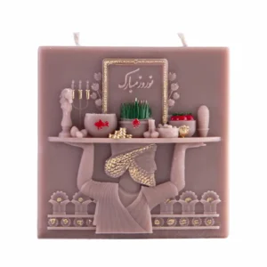Handcrafted Haft-Sin Nowruz Candle – Persian Norooz Decorative Candle Art