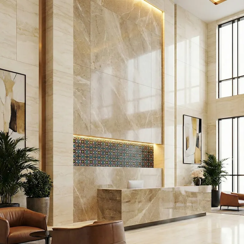 Handmade Iranian Ceramic Tiles Inspired by Traditional Persian Patterns