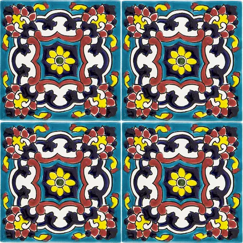 Handmade Iranian Ceramic Tiles Inspired by Traditional Persian Patterns