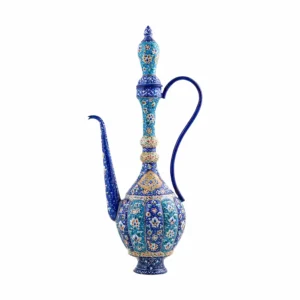 Persian Enamel Rosewater Sprinkler – Hafezieh Minakari Copper Art