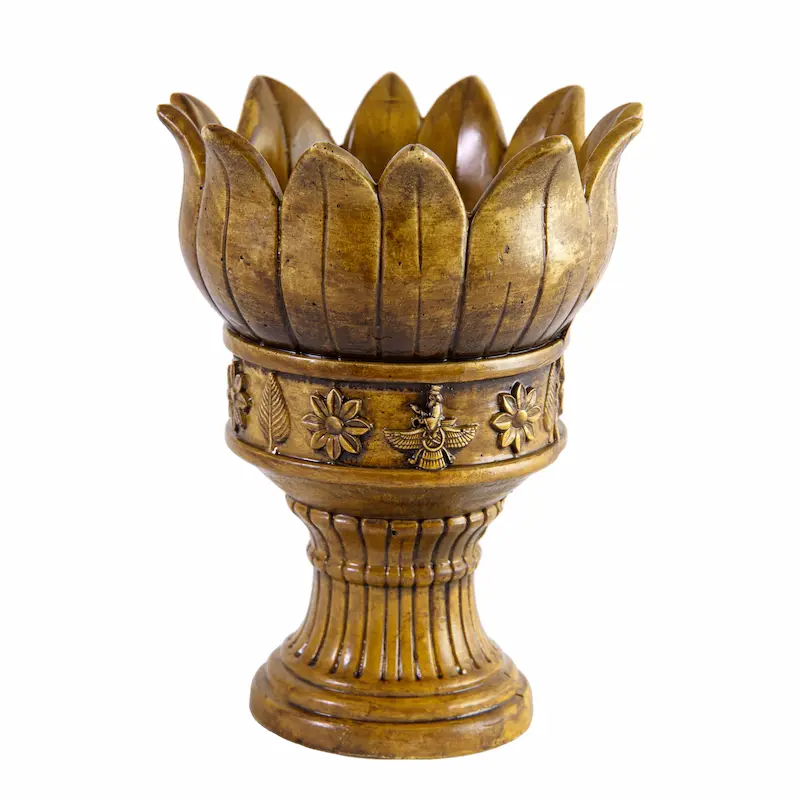 Persian Haft Sin Set with Lotus & Rhyton - Nowruz Decorative Tableware