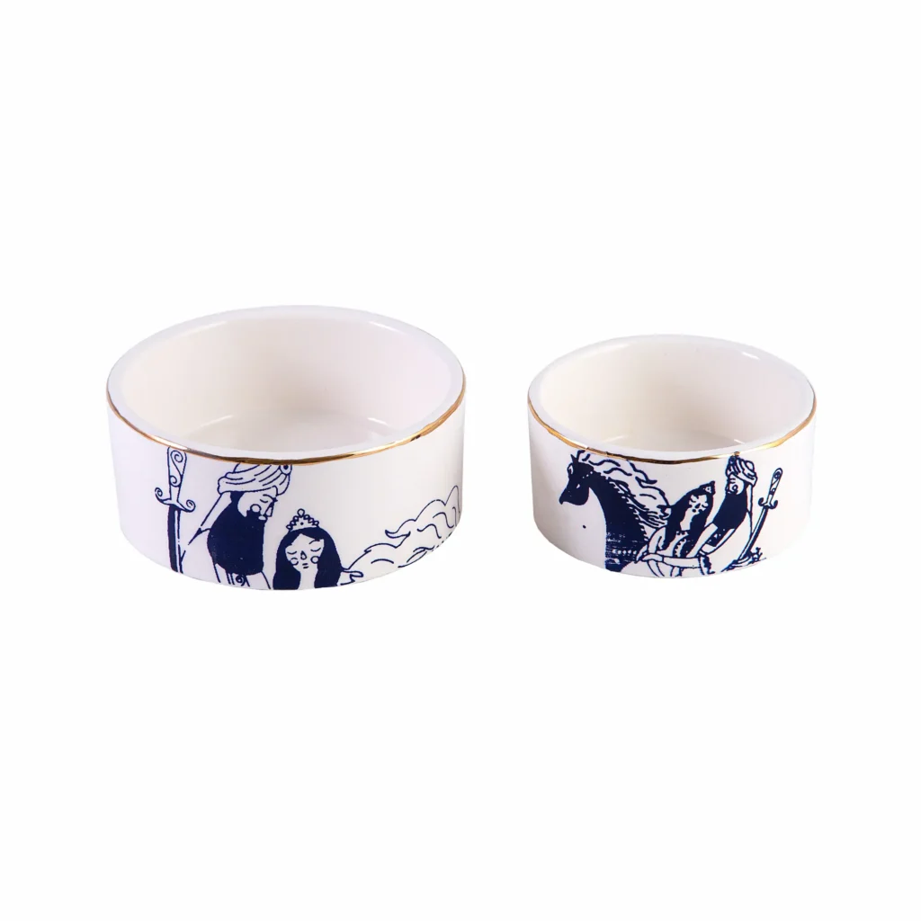 Persian Haft Sin Set – Handmade Layla & Majnun Nowruz Tableware