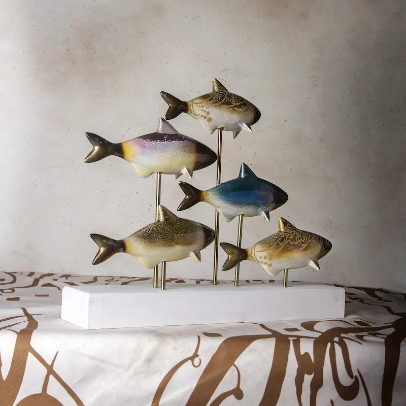 Traditional Persian Fish Decor