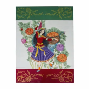 Zolf-e-Yar Dreams Persian Miniature Painting Inspired by Rumi – 110 x 80 cm