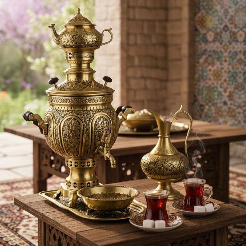 Brass Persian Samovar
