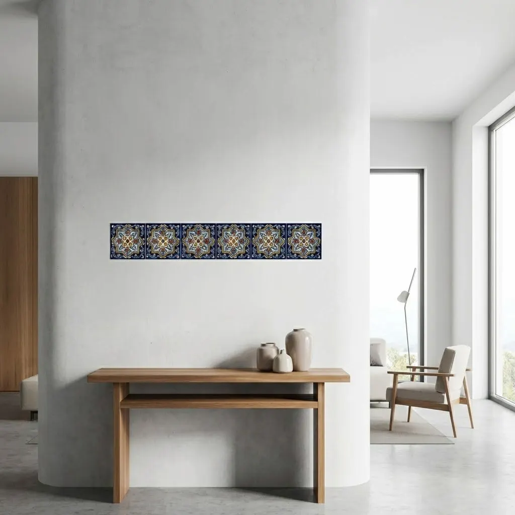 Traditional Persian Tiles with Iranian Tile Art