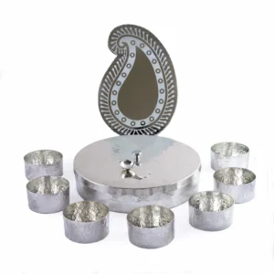 Handcrafted Copper Persian Haft Sin Set – Seven Skies Design