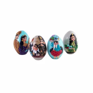 Large Khatun Pottery’s Hand Painted Nowruz Egg