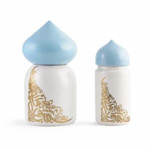 Persian Calligraphy Jar – Handcrafted Ceramic Persian Decorative Object