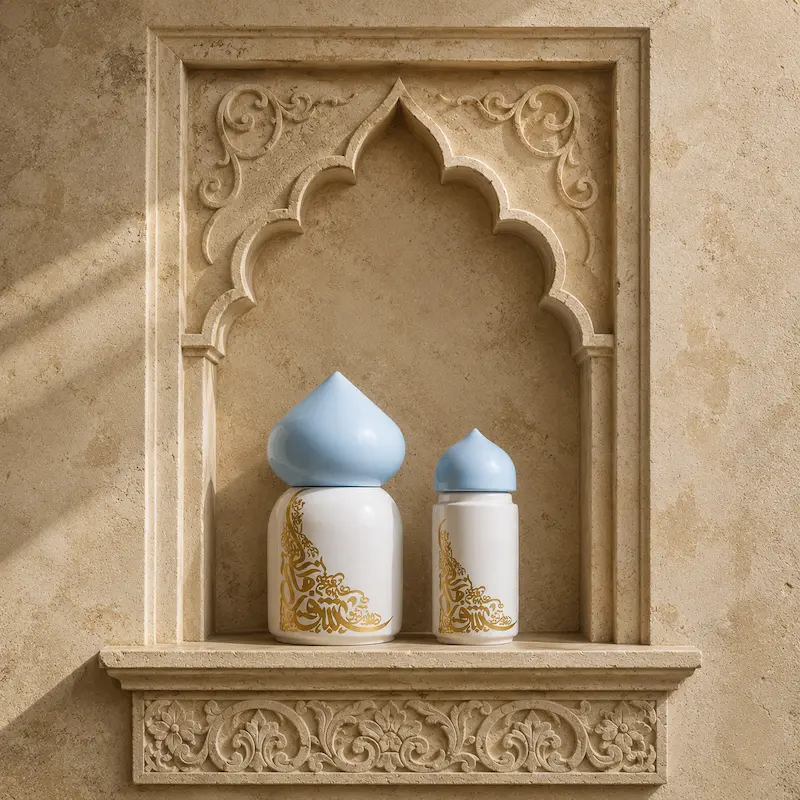 Persian Calligraphy Jar – Handcrafted Ceramic Persian Decorative Object