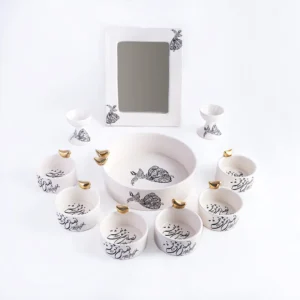 Persian Haftsin Set with Sama Dance & Calligraphy Design