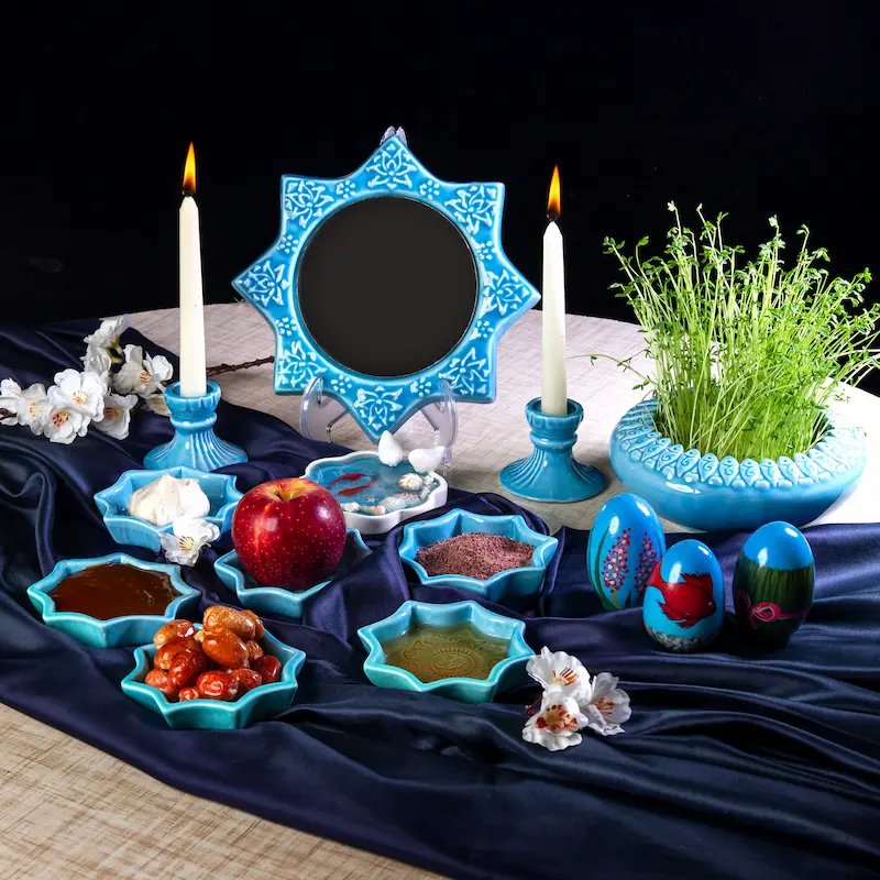 Shamse Pottery Haftseen Set