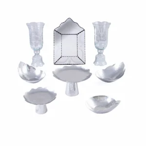 Tolou Persian Haft Sin Set – Traditional Hammered Copper Nowruz Table