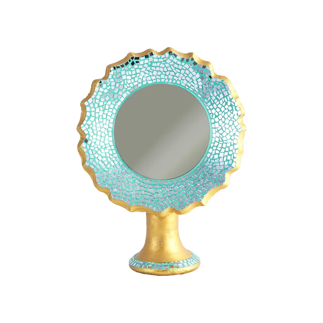 Turquoise Golden Noor Persian Haft Sin Set