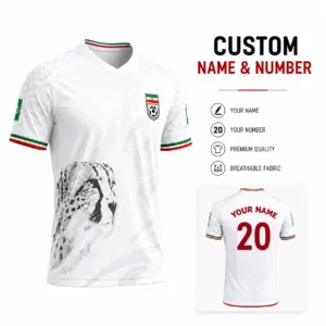 Custom Names Iranian Football Jersey 2026