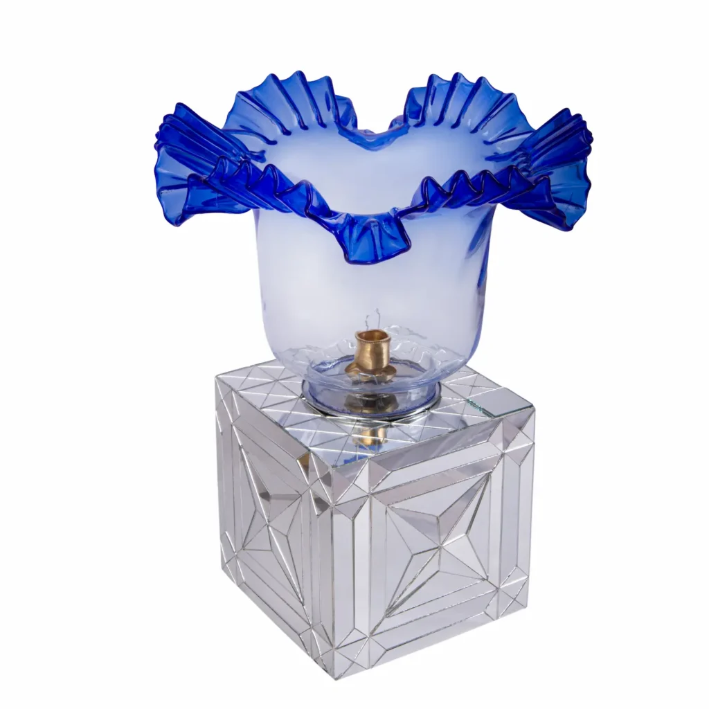 Persian Candle Holder with Golestan Palace Mirror Mosaic Design