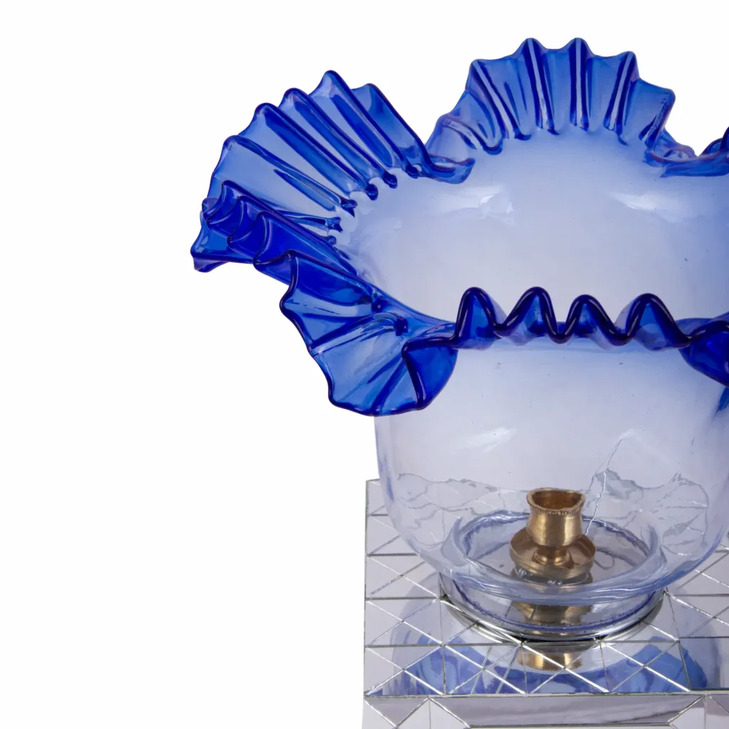 Persian Candle Holder with Golestan Palace Mirror Mosaic Design