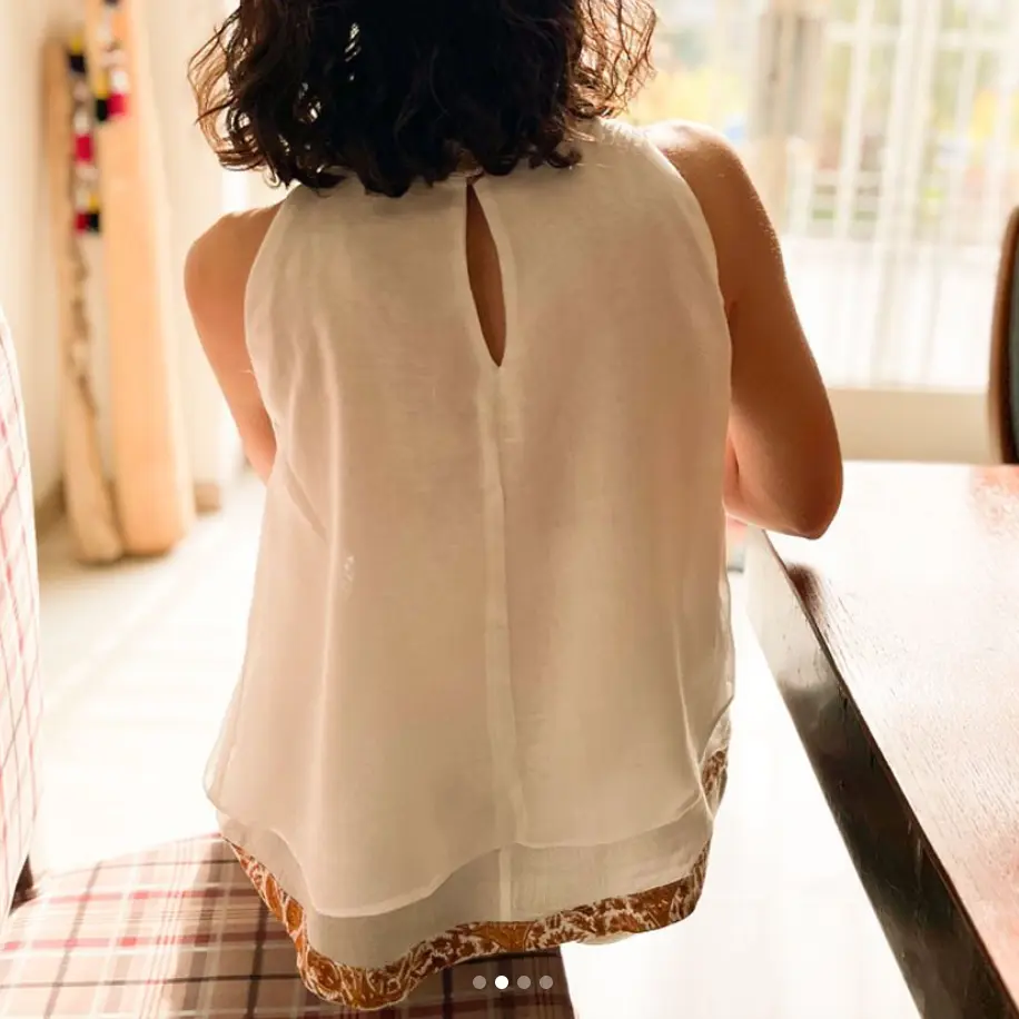 Persian Qalamkar Top - Persian Women's Clothing Inspired by Traditional Art